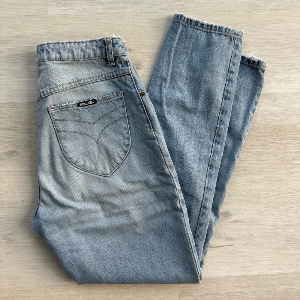 Urban Outfitters X Rollas Original High Rise straight Leg Vintage Jeans